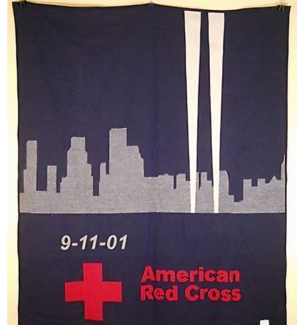 9/11 Pendleton Woolen Mills Commemorative Rare Lmtd Edition Red Cross Blanket